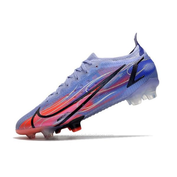 Nike Mercurial Vapor XIV Elite FG KM Flames Lila Plata